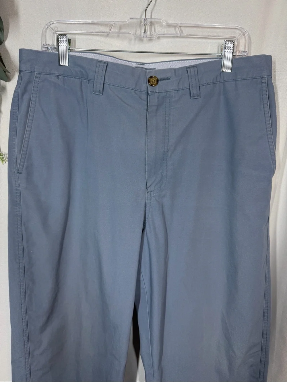 L.L. Bean | Men's Slacks Dress Pants Light Blue Natural Fit Size 34x29